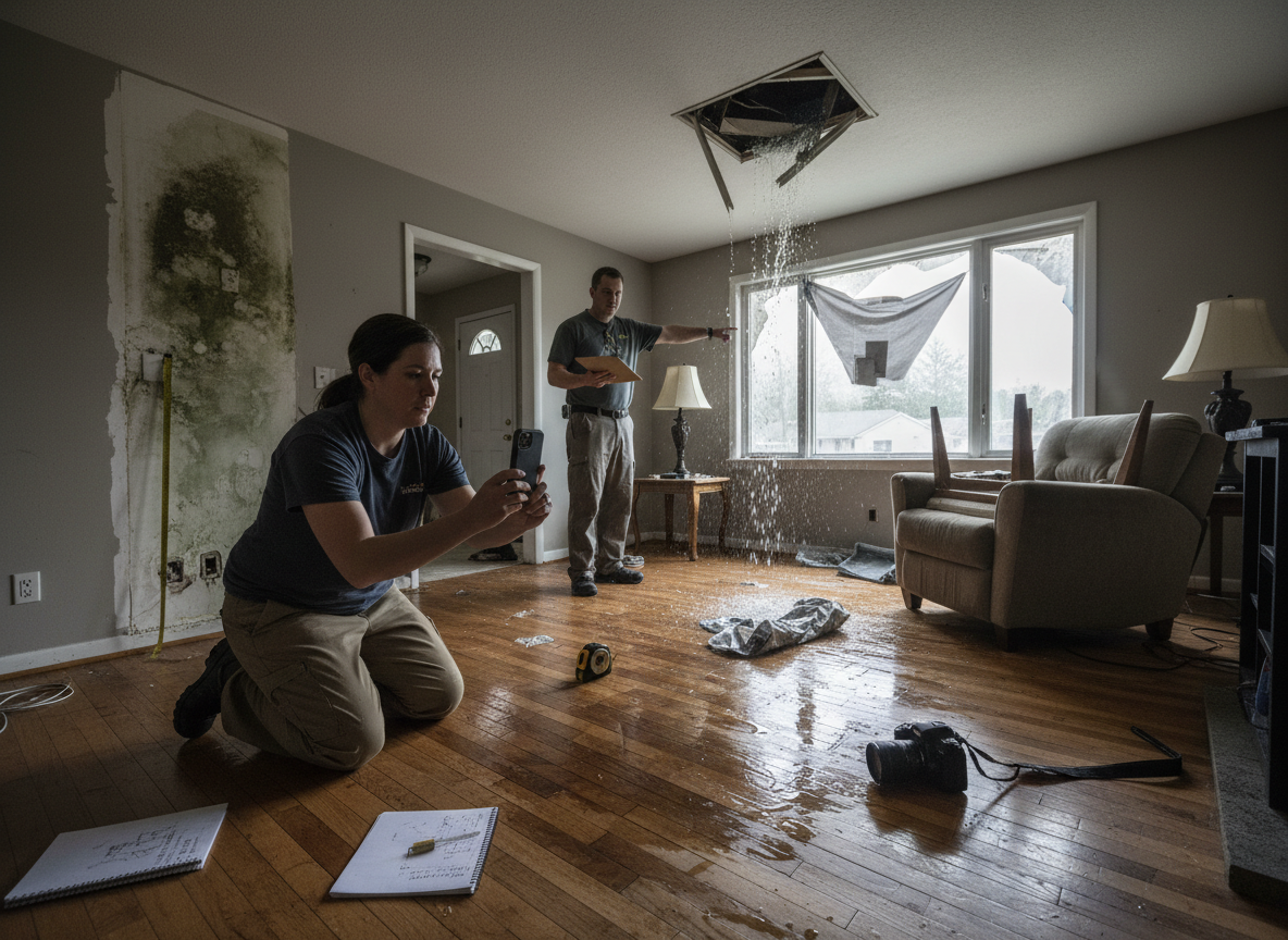 How to Document Property Damage Before Cleanup and Repairs